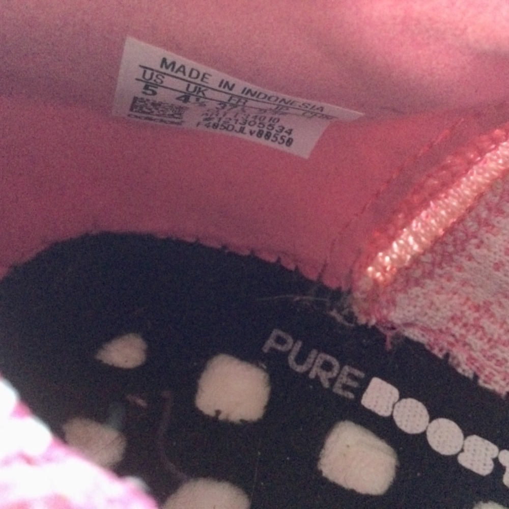 ADIDAS PUREBOOST GO PUREBOOST PINK WHITE - Picture 7 of 8
